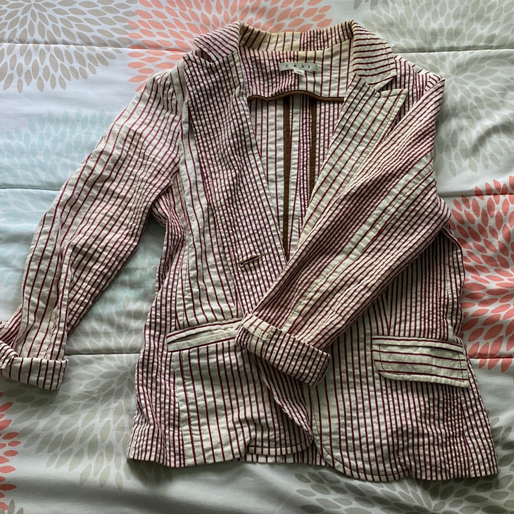 Cabi linen blazer